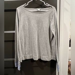 J. Crew shirt with striped cuffs